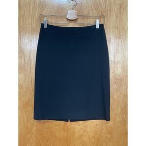 Uniqlo Black Back Zip Pencil Skirt Size 2